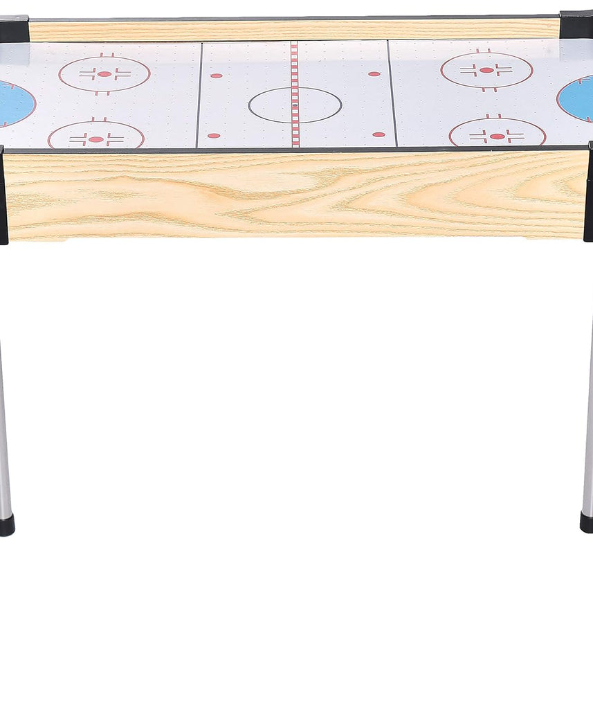 Ambassador 27 Inch Wood Tabletop Air Hockey Game with Legs for Kids 6+ Years, 2 Player Arcade Style Air Hockey Table