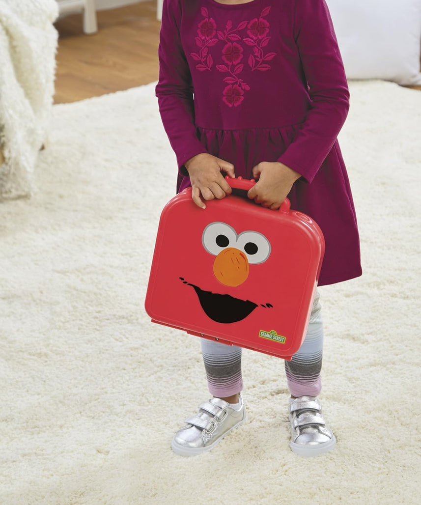 لعبة الحروف الأبجدية التفاعلية من شارع سمسم إلمو، لوحة أنشطة تعليمية تتضمن 26 حرفًا قابلًا للإزالة وتلعب أغنية الأبجدية، مرخصة رسميًا من جاست بلاي للأطفال من عمر سنتين فما فوق