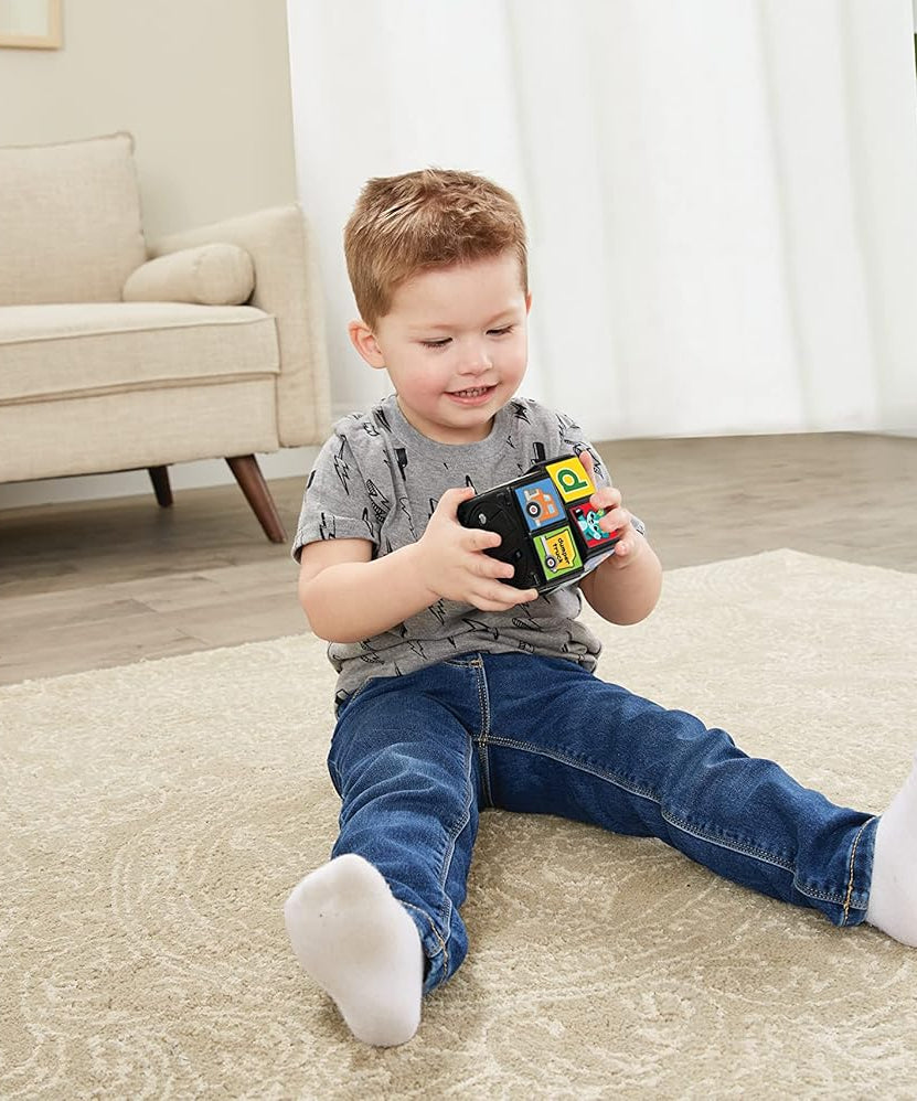 VTech Baby Twist & Teach Animal Cube Interactive Sensory Toy with Music Lights Colours Educational Learning Toy for Toddlers 18-36 Months Boys and Girls Includes Cube and Quick Start Guide Multicolor