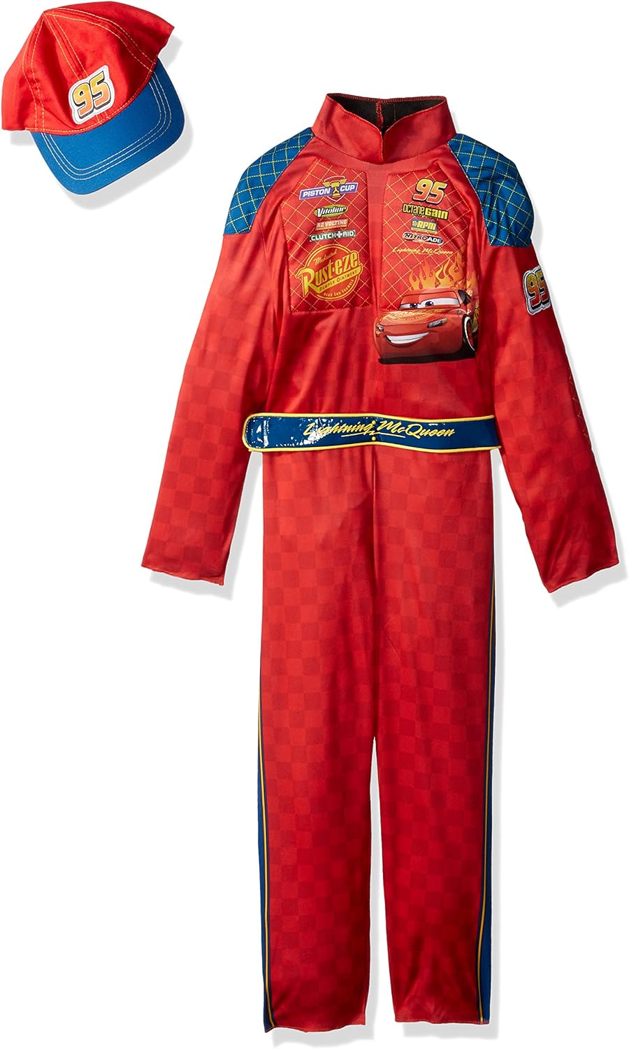 Disguise Cars 3 Lightning Mcqueen Classic Toddler Costume Large (4-6) 19875L