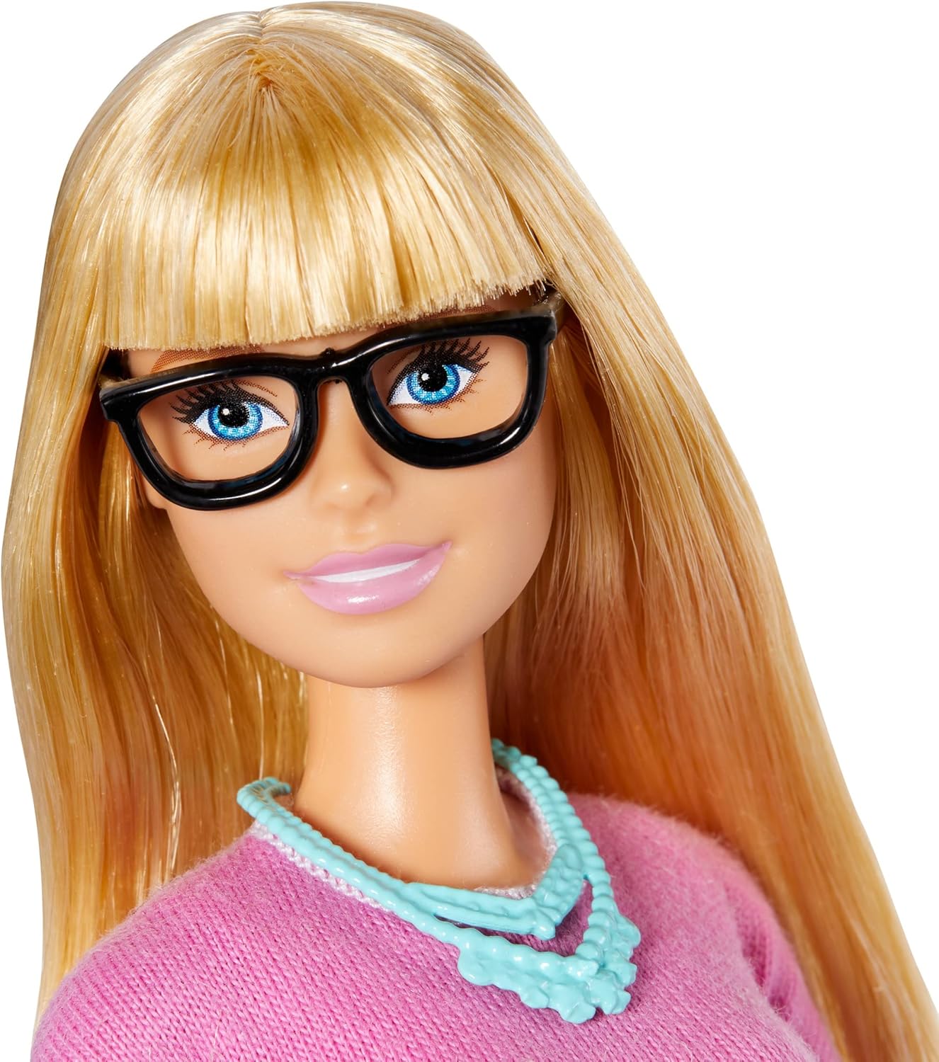 Barbie Teacher Doll, Blonde, With 10 Teaching Accessories, Including Spinning Globe And A Laptop That Opens And Closes, Gift For 3 To 7 Year Olds