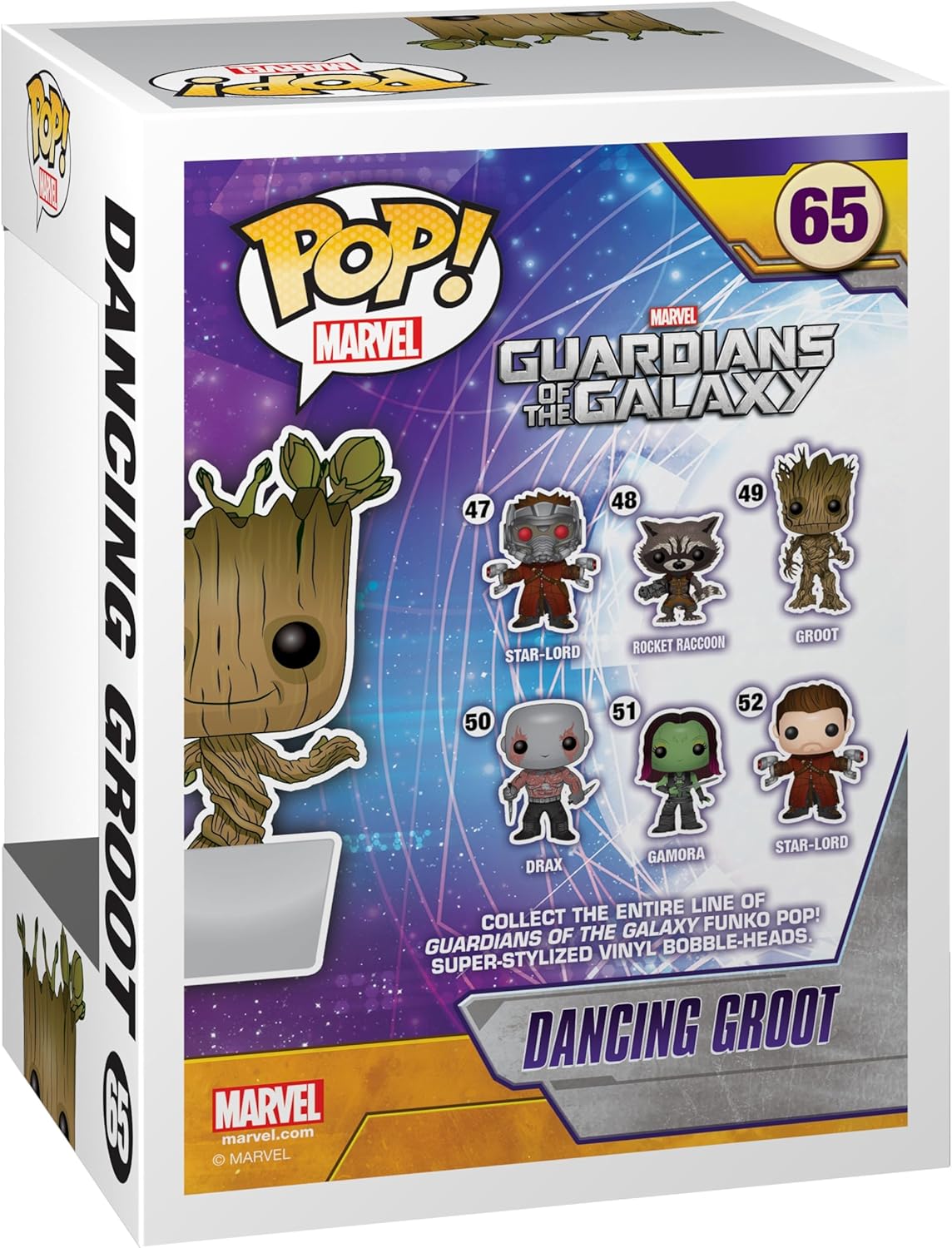 Funko Pop! Marvel Guardians of the Galaxy Dancing Groot Collectible Vinyl Figure, Movies Fan Display Model, 3+