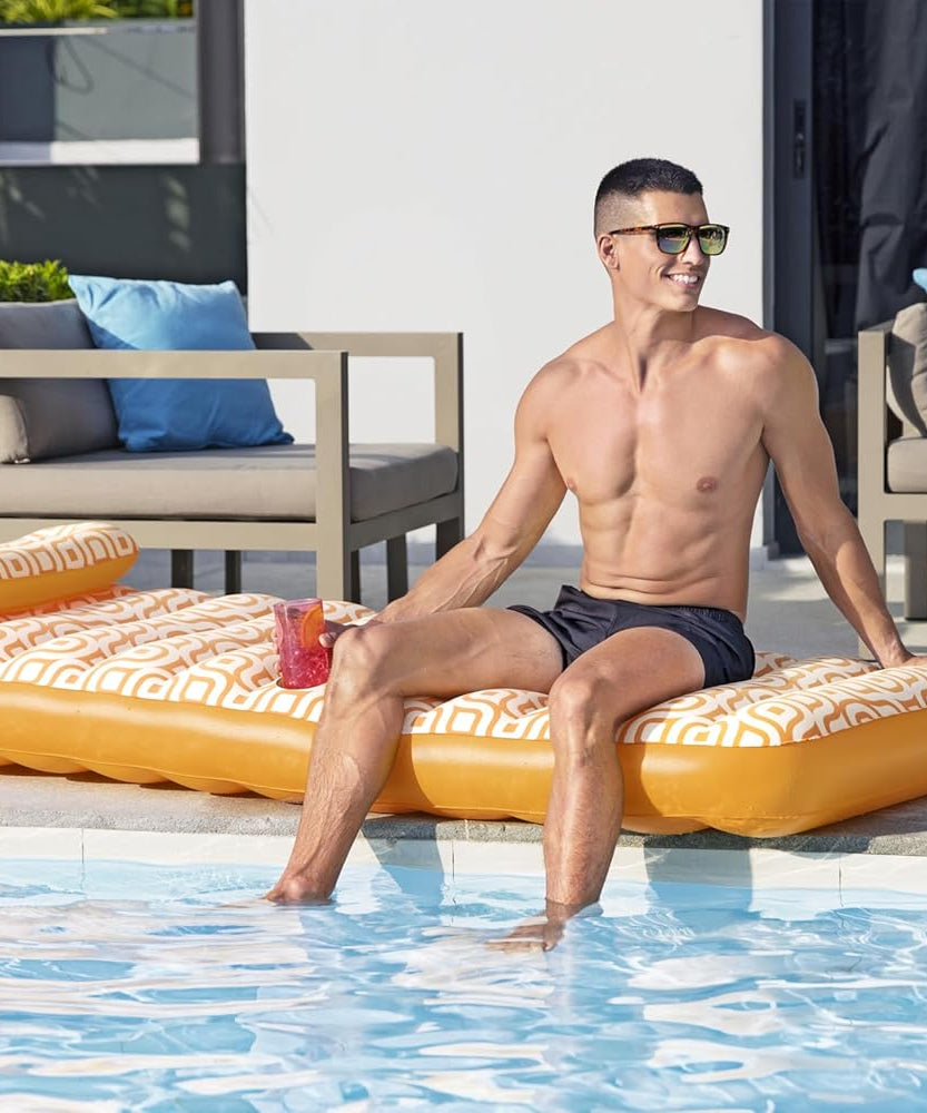 Bestway Airmat Deluxe Floating Mat 183x84cm, Outdoor & Indoor Relaxation & Play, Luxury Lounges & Floats