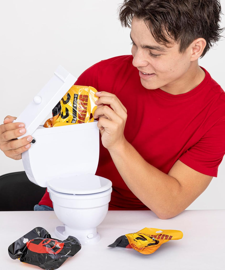 SKIBIDI TOILET Mystery Set, Collectible Action Figure Toy for Boys and Girls 13+, Spring-Loaded Pop-Up Head, Try-Me Flushing Sound, Interactive Surprise Figures, Tabletop Fun