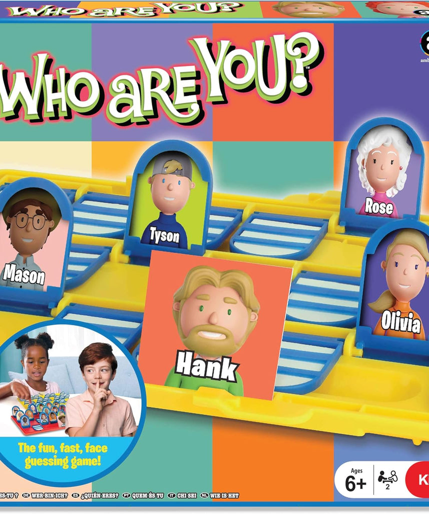 MA Who Are You?, Card Game for Kids 3+ Years, Family Fun Game