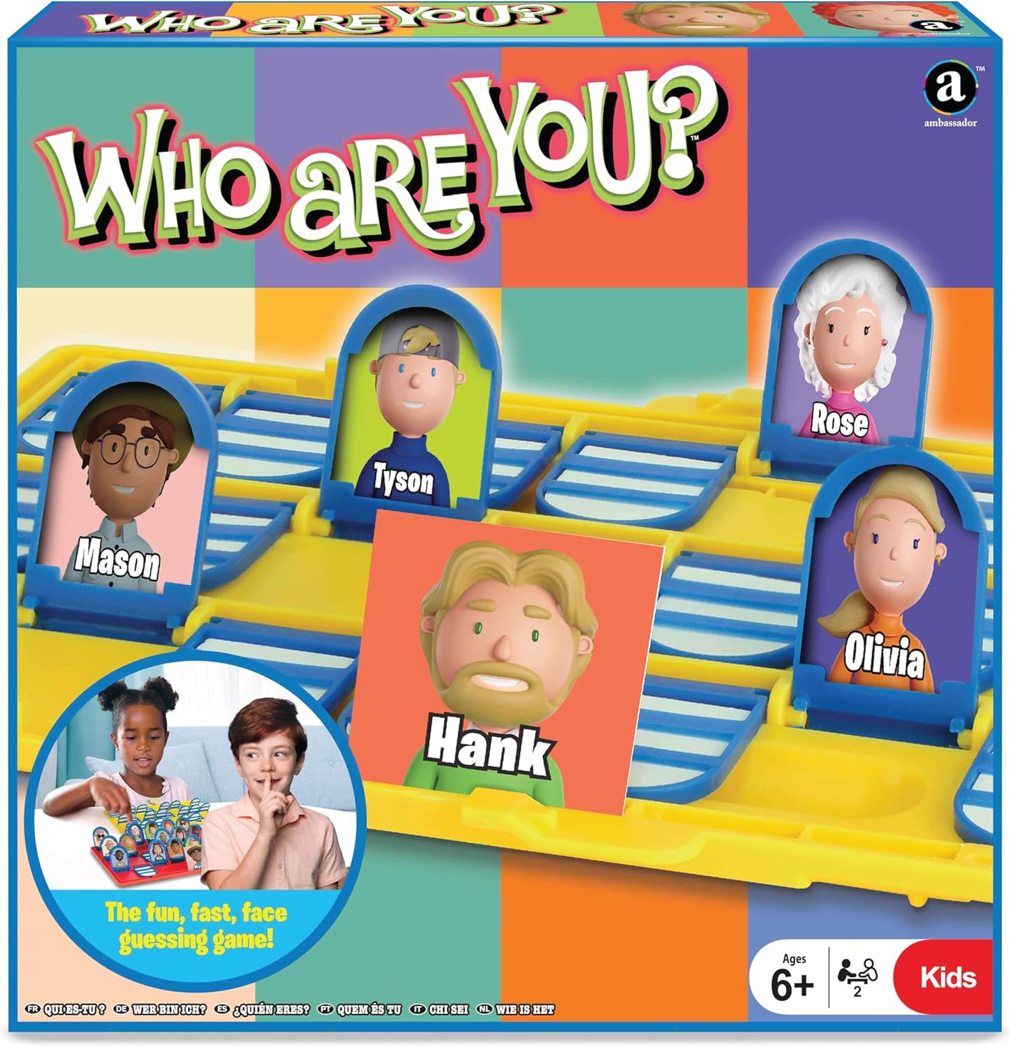 MA Who Are You?, Card Game for Kids 3+ Years, Family Fun Game