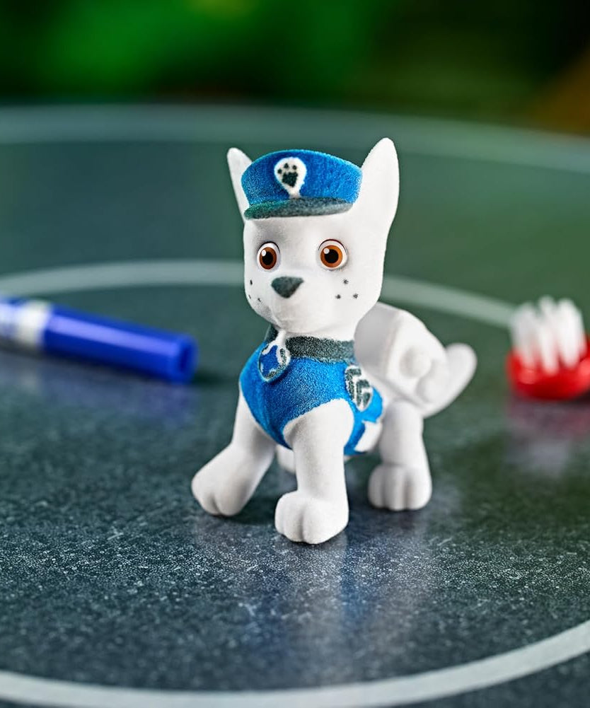 CRAYOLA - Washimals Paw Patrol Activity Set with 4 Puppies, 6 Washable Markers, 40 Stickers and Brush, Toy and Gift for Children, from 3 Years