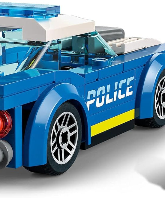 LEGO 60312 City Police Car Toy for Kids 5 plus Years Old with Officer Minifigure, Small Gift Idea, Adventures Series, Chase Vehicle Building Set