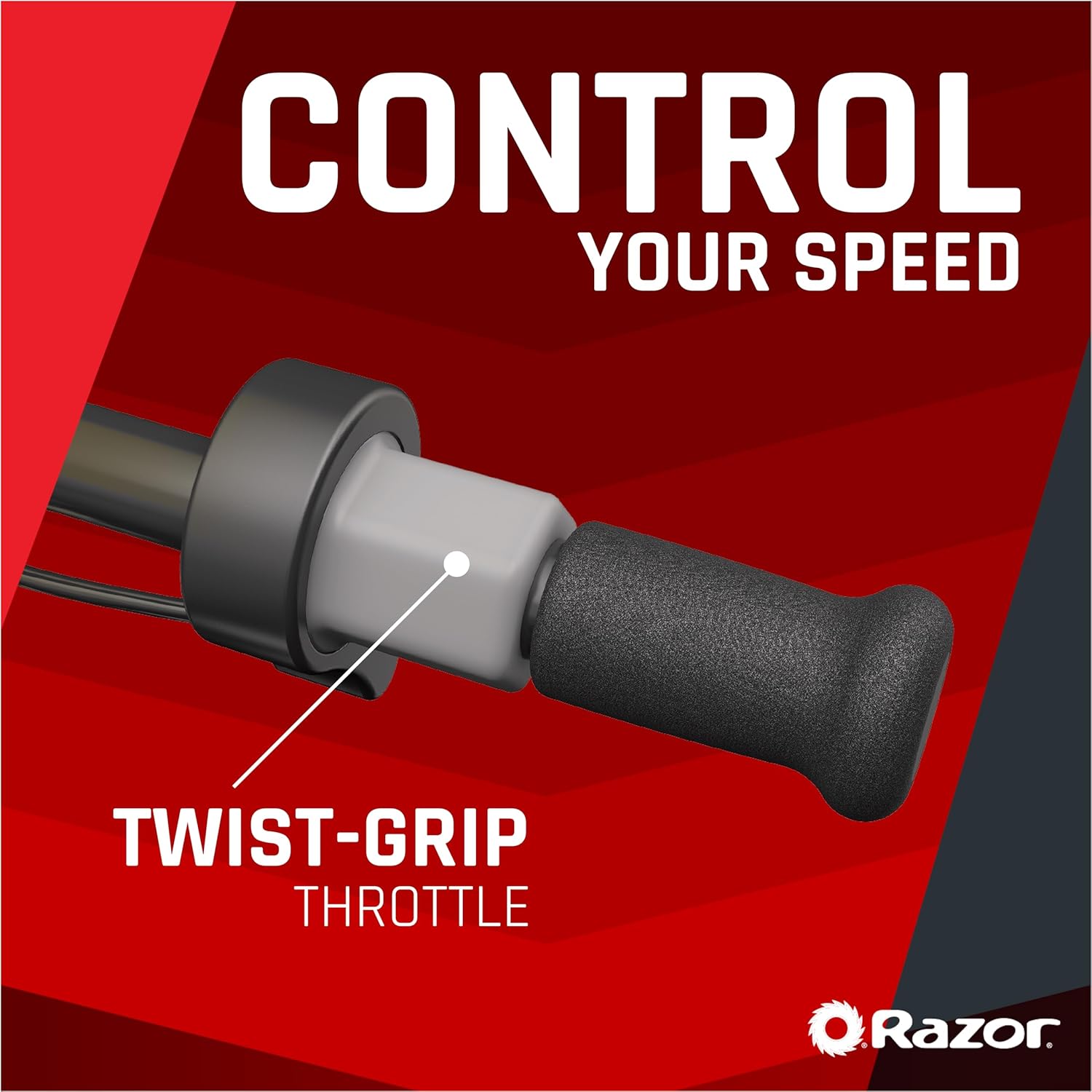 دراجة Razor MX125 Dirt Rocket الكهربائية للأطفال من سن 7 سنوات فما فوق، محرك عزم دوران عالي 100 واط، دفع خلفي، سرعات تصل إلى 8 أميال في الساعة، وقت تشغيل 40 دقيقة، لون أسود