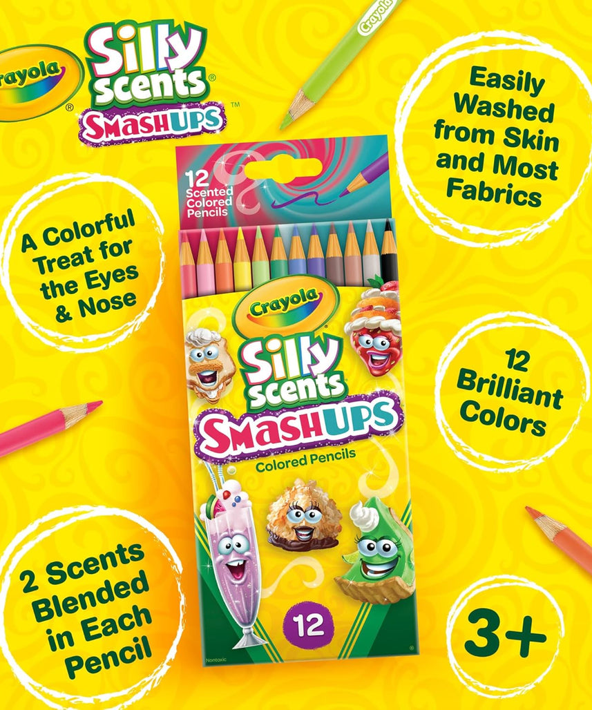 Crayola Silly Scents Colored Pencils 12 ct