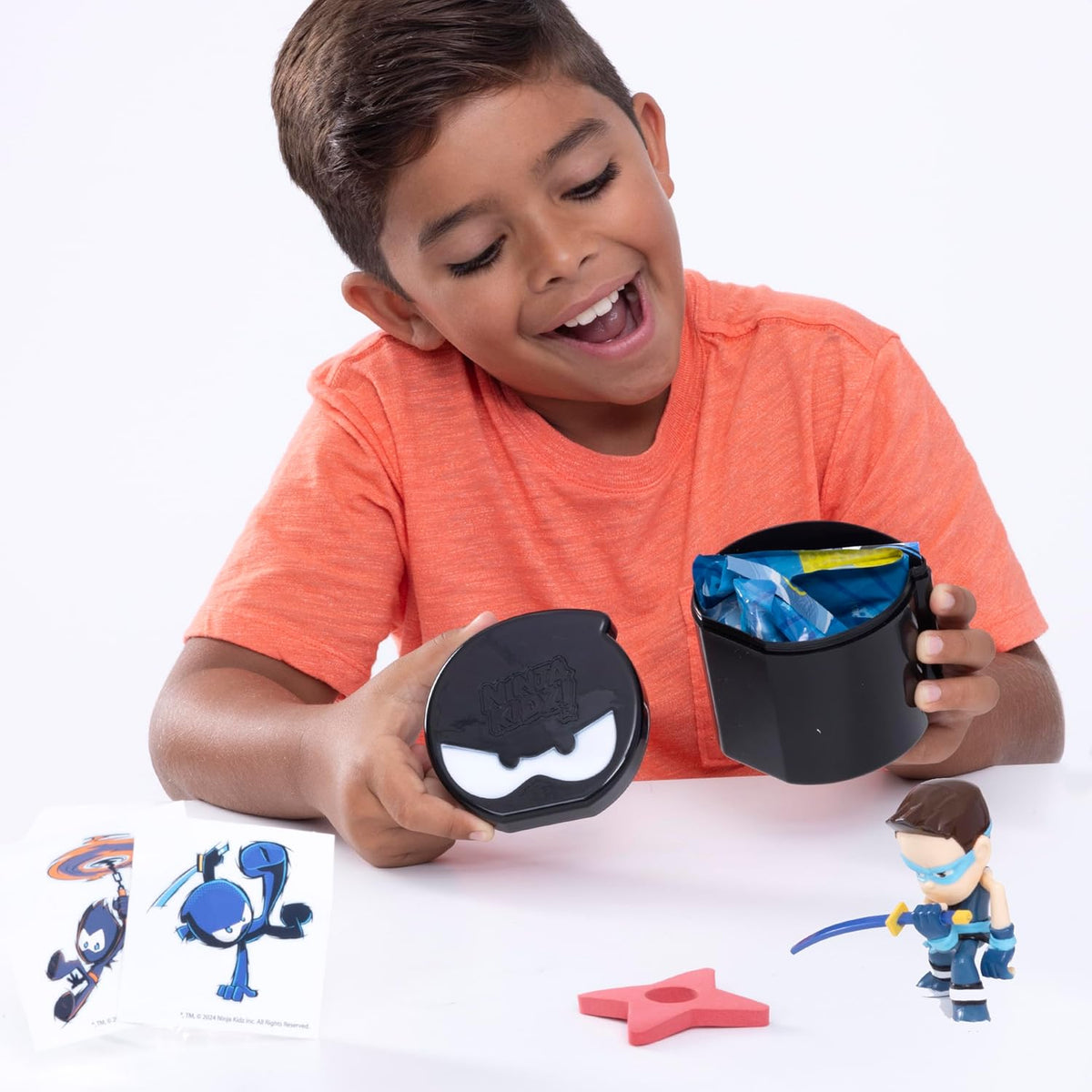Ninja Kidz Mini Mystery Set – Officially Licensed Action Figures, Comics & Stickers, Ages 3+