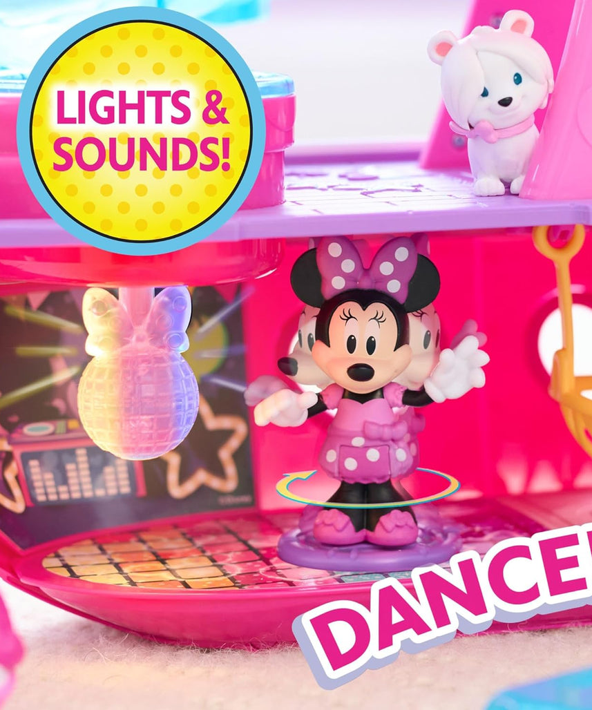 Just Play Minnie Mouse Bowdazzling Yacht Playset with Light and Sound Effects, 14 Pieces, Children's Toy from 3 Years