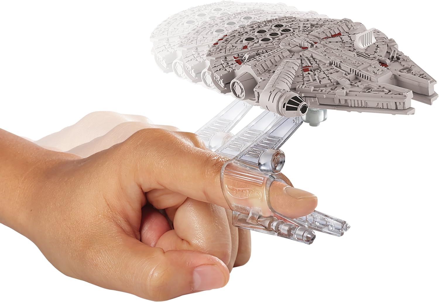 Hot Wheels Star Wars The Force Awakens TIE Fighter vs Millennium Falcon Die-Cast Starship 2 Pack for Kids 3+