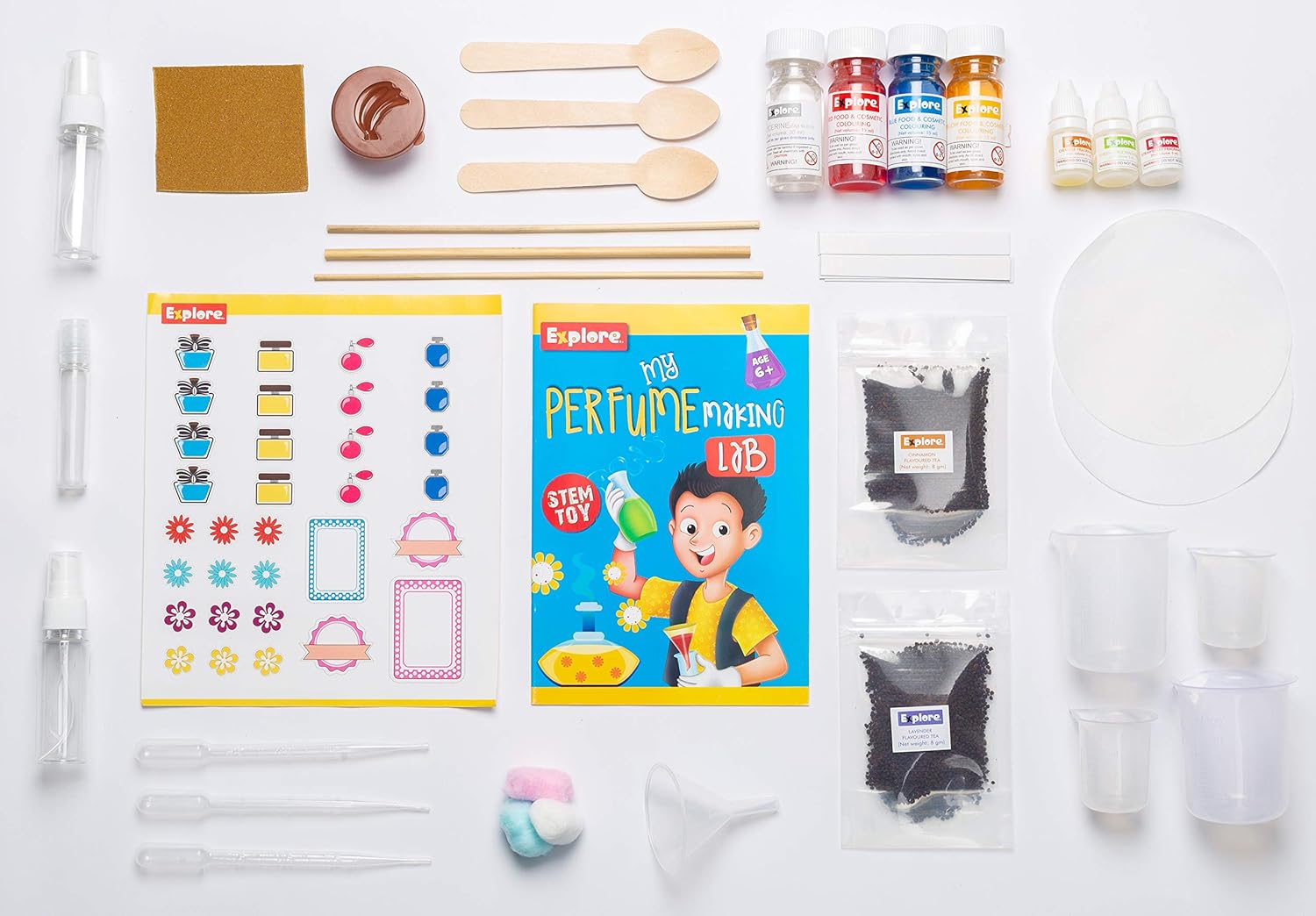 Explore Stem Learner My Perfume Making Lab Learning and Educational DIY Activity Toy Kit, STEM Science Kit for Kids, Ages 6+