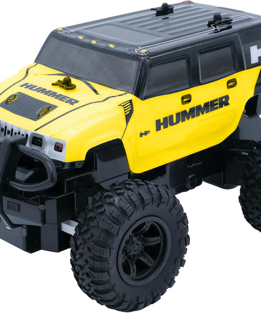 D-Power 1:24 Twin RC Car Set – Jeep Gladiator & Hummer H2, 2.4GHz Remote Control Off-Road Trucks, Batteries Included, Ages 6+