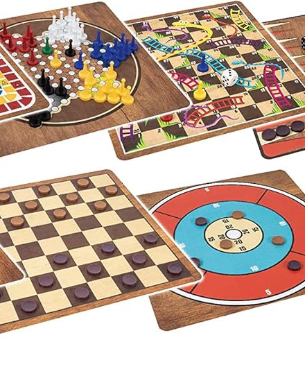 Ambassador Classic Games, 365 Games, 10 Double-Sided Boards, Ages 6+
