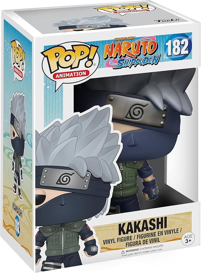 Funko Pop! Animation: Naruto: Shippuden - Kakashi Hatake - Collectable Vinyl Figure - Gift Idea - Official Merchandise - Toys for Kids & Adults - Anime Fans - Model Figure for Collectors and Display