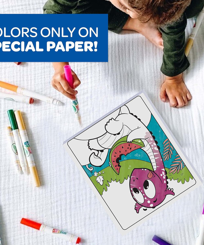 CRAYOLA Color Wonder Prehistoric Pals, Mess Free, Dinosaur Toys, Easter Basket Stuffers, Gift for Kids, Age 3, 4, 5, 6