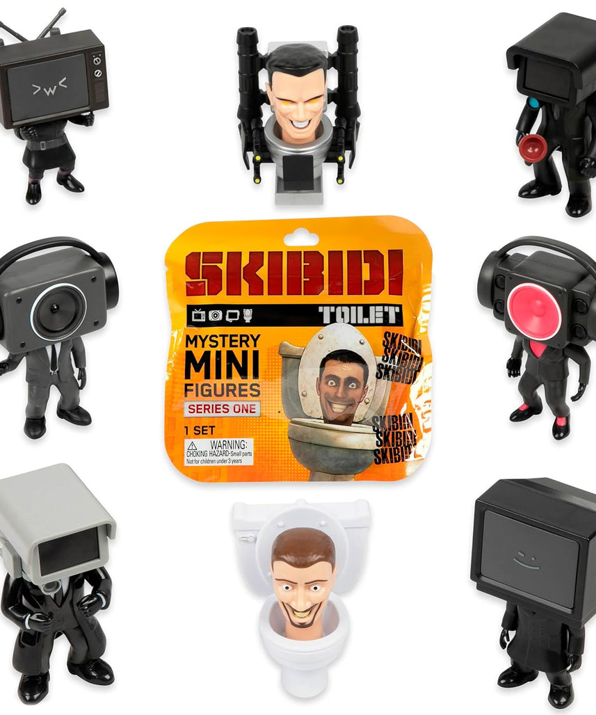 Skibidi Toilet Mystery Figures - Collectible Figures, Officially Licensed Skibidi Toilet Merch, 1 Figure
