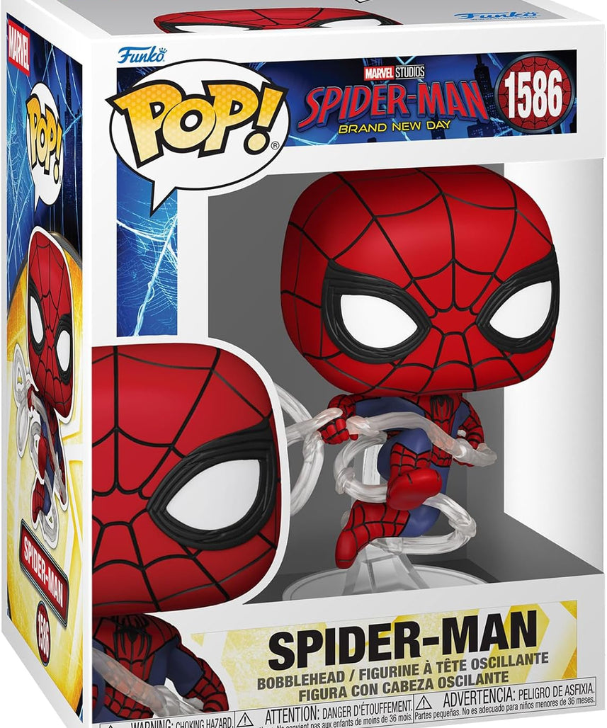 Funko POP! Marvel: Spider-Man Day - Spider-Man - Collectable Vinyl Figure - Gift Idea - Official Merchandise - Toys For Kids & Adults - Model Figure for Collectors and Display