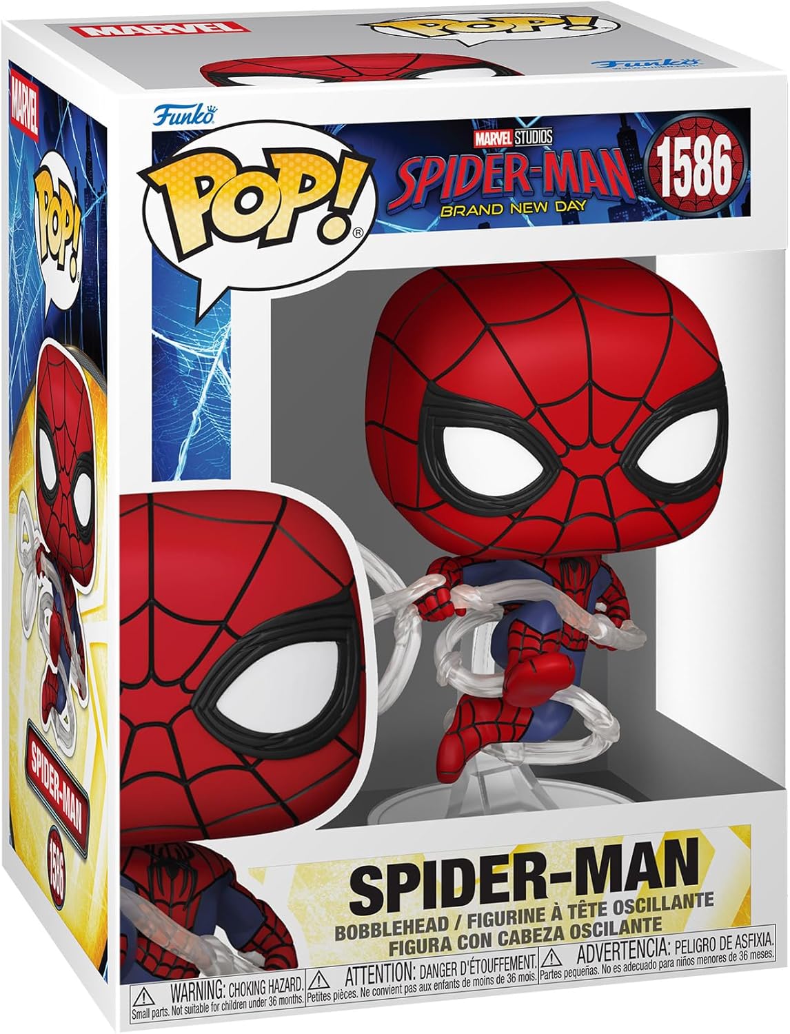 Funko POP! Marvel: Spider-Man Day - Spider-Man - Collectable Vinyl Figure - Gift Idea - Official Merchandise - Toys For Kids & Adults - Model Figure for Collectors and Display
