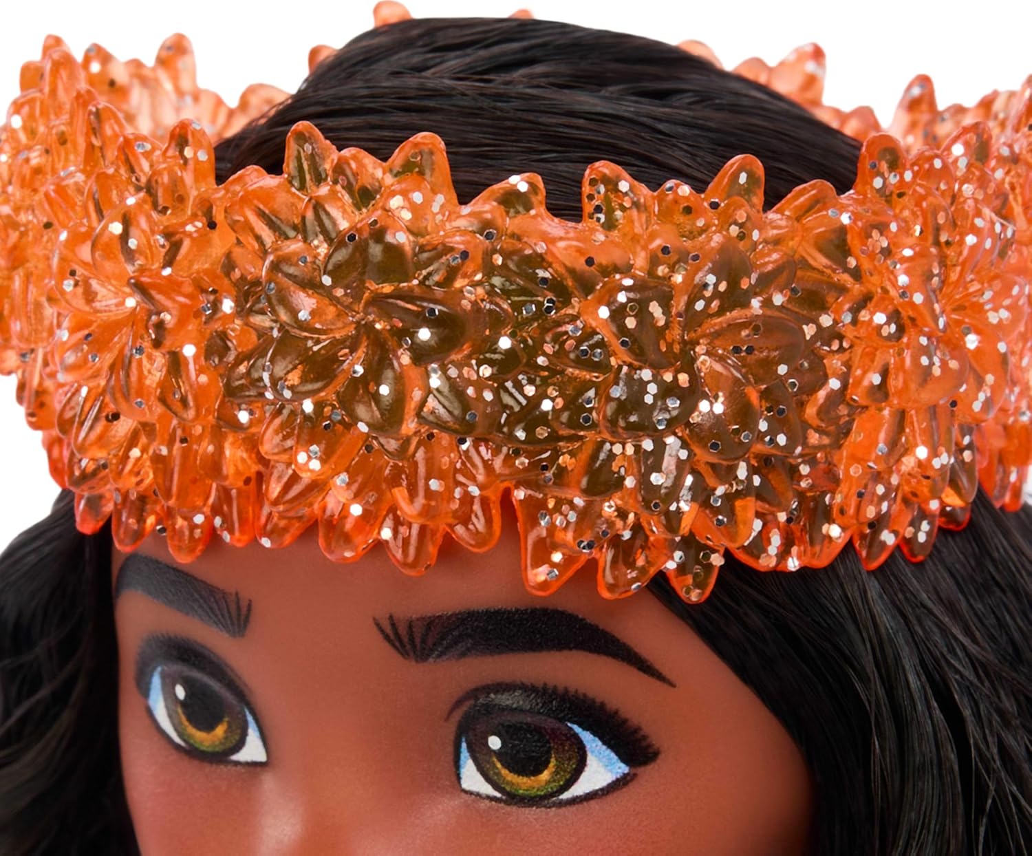 Mattel Disney Princess Moana Doll, Posable Fashion Doll with Removable Skirt, Headband, Necklace and Long Hair, Ages 3+