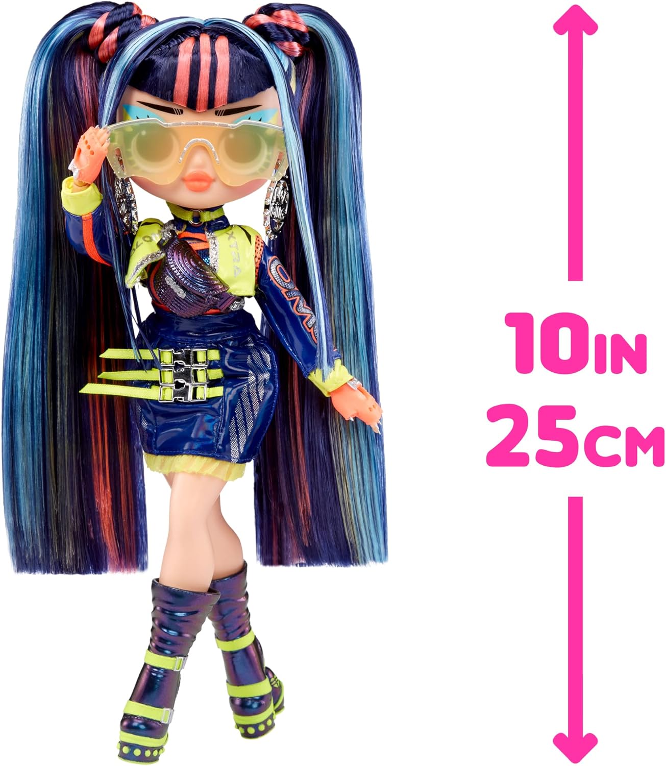 L.O.L. Surprise OMG Victory Fashion Doll, 10-Inch Collectible with 10+ Surprises, Stylish Racing Outfit, Accessories, and Posing Features for Kids Ages 4+