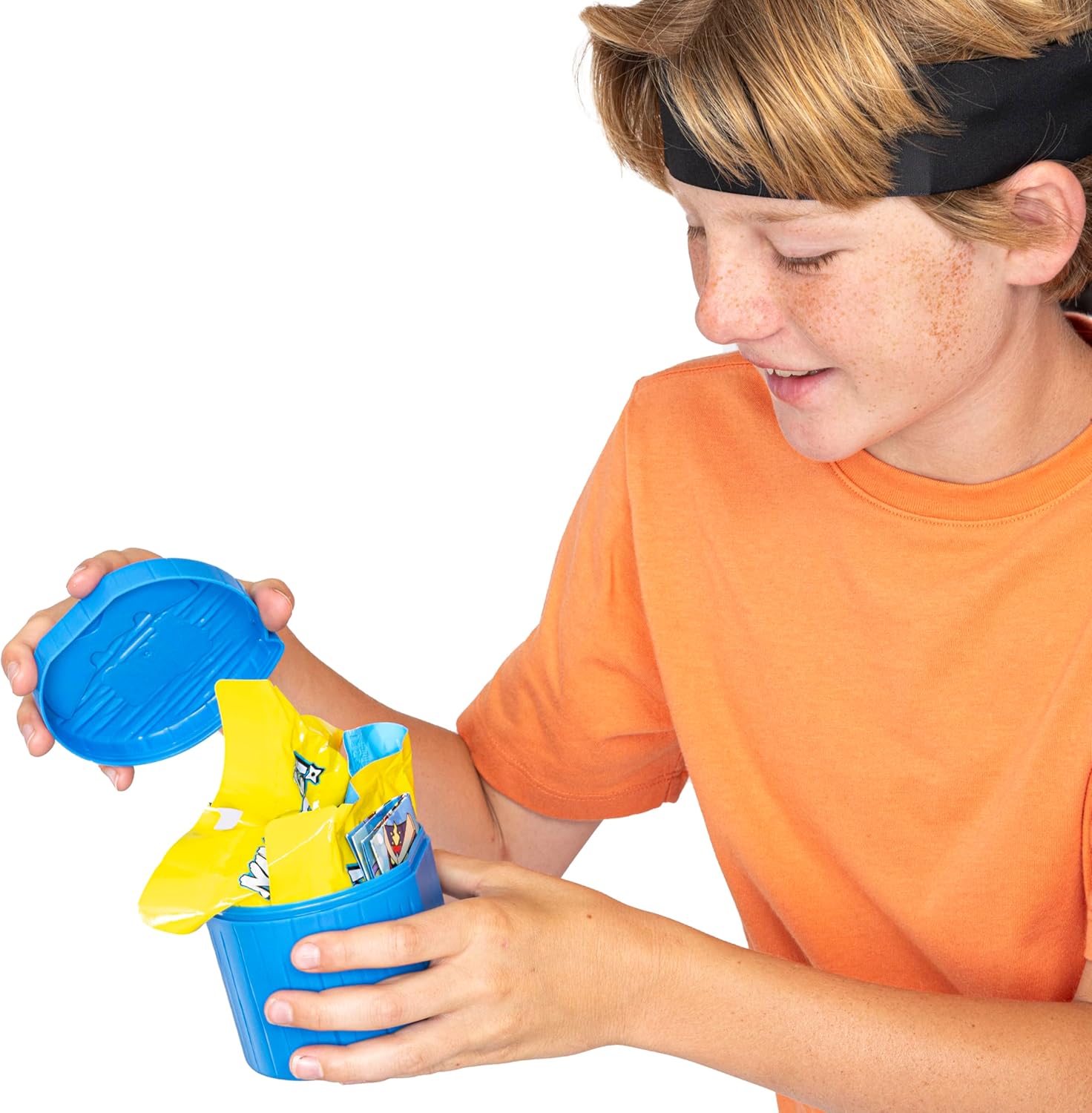 Ninja Kidz Mini Mystery Set, Official Licensed Surprise Toy Pack with Mystery Figure, Trading Card, Stickers & Foam Ninja Star