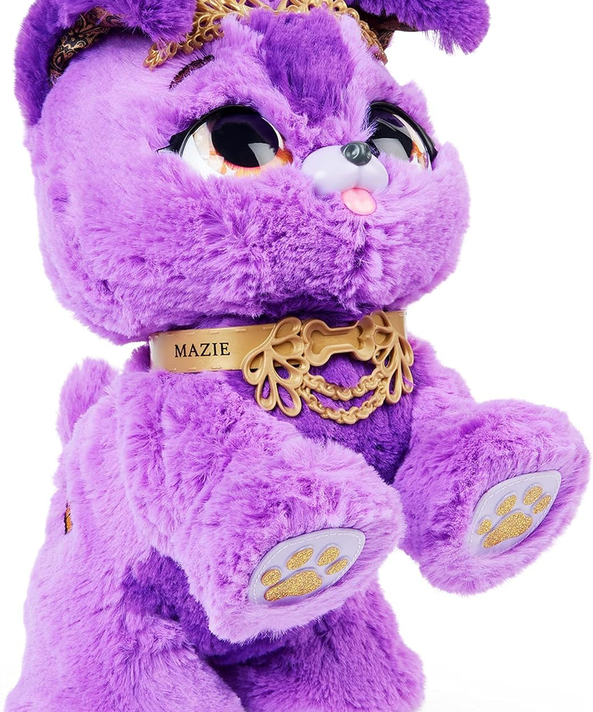 لعبة تفاعلية مفاجئة على شكل جرو الأميرة من بريزينت بيتس، يوركشاير تيرير ذاتية الفتح، أكثر من 100 صوت وحركة، هدايا للبنات، ألعاب أطفال للبنات من عمر 5 إلى 9 سنوات، مازي أو سيسي (قد يختلف الطراز)