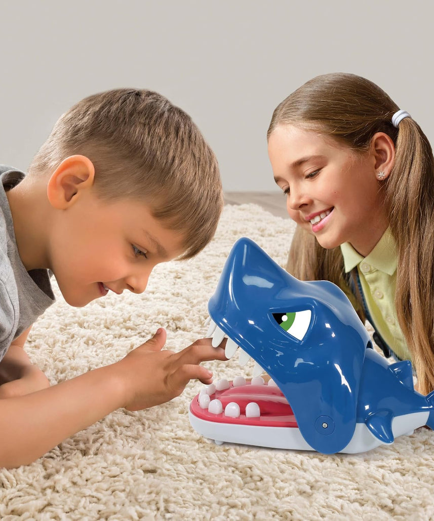 Merchant Ambassador Shark Chomp! Who Can Press down the most Shark Teeth! Kids Action Game! Age 4 & Above! Girls and Boys