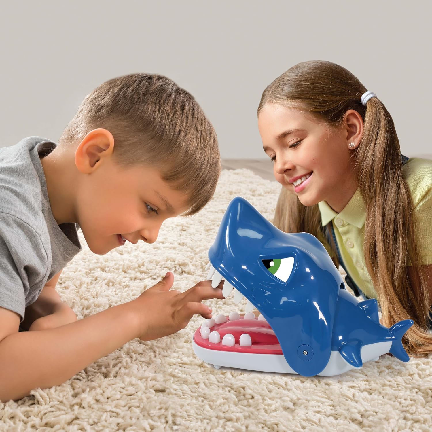 Merchant Ambassador Shark Chomp! Who Can Press down the most Shark Teeth! Kids Action Game! Age 4 & Above! Girls and Boys