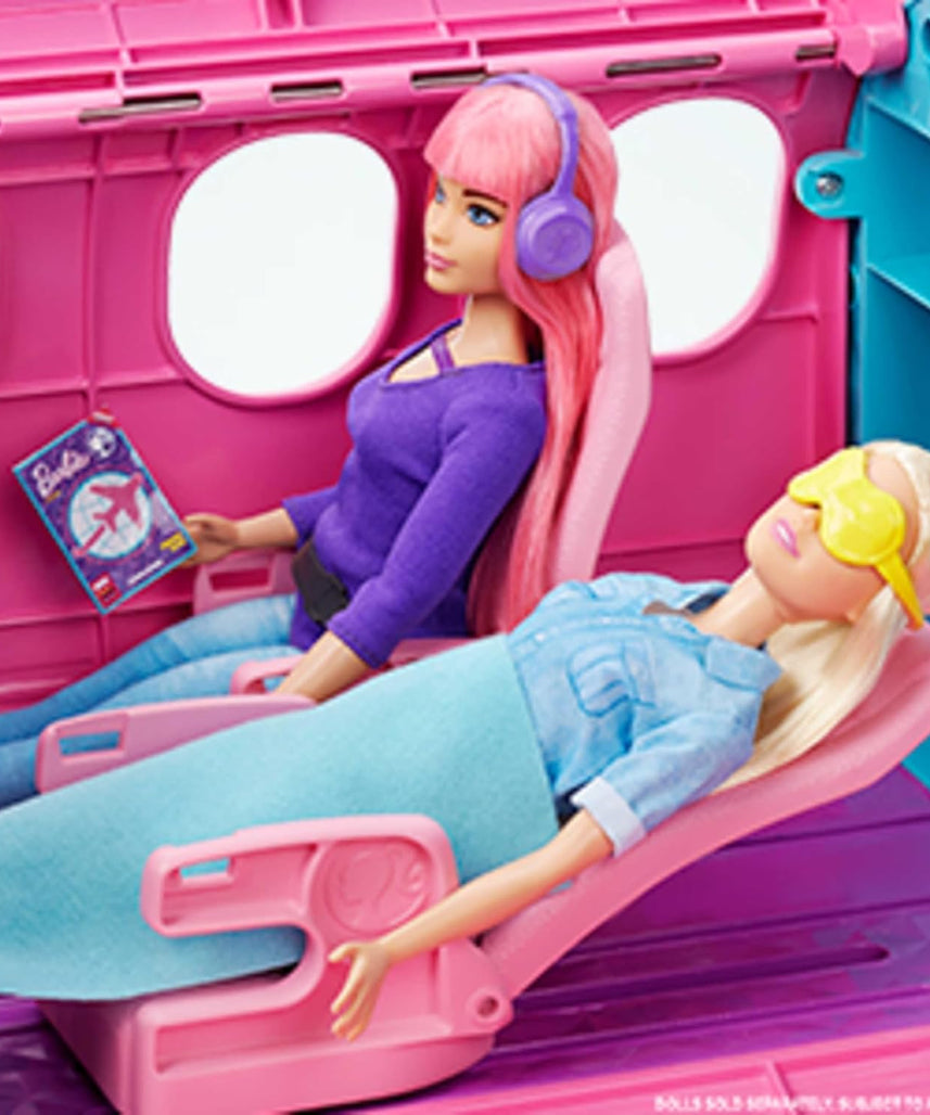 Barbie Dreamplane Transforming Playset with Working Features and 15+ Pieces