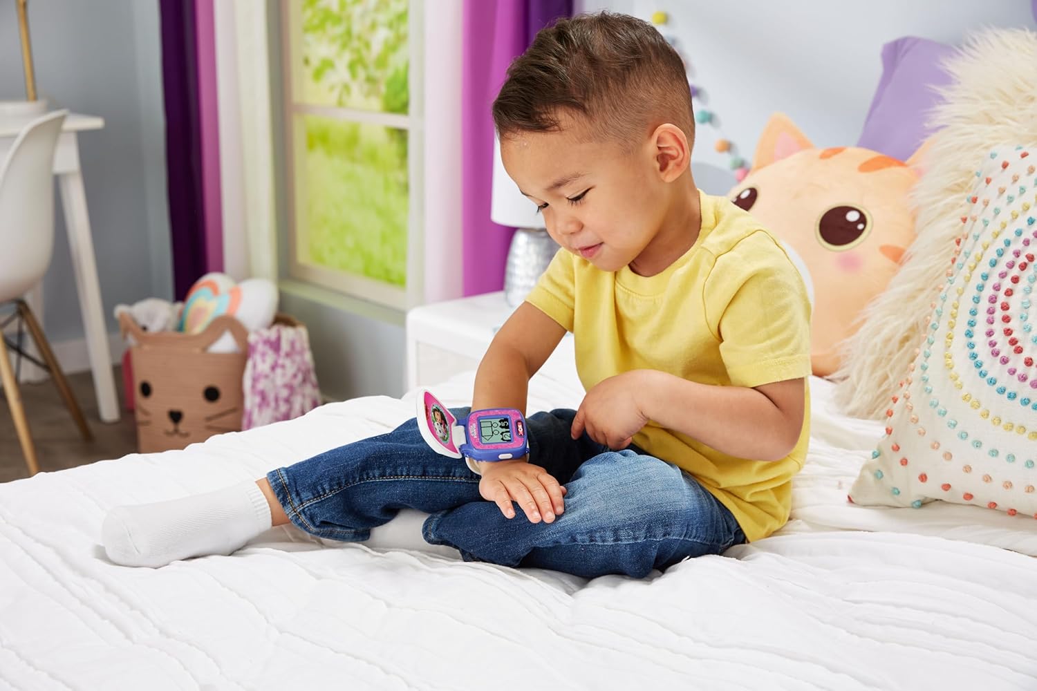 Vtech - Gabby's Dollhouse Pandy Paws' Paw-Tastic Watch - Multicolour | Suitable ages for 3 + up