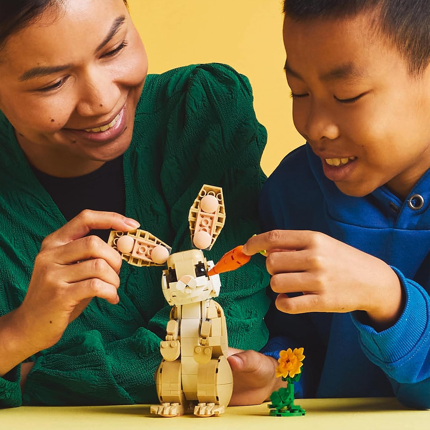 LEGO Creator 3in1 Cute Bunny Toy - Animal Figure Transforms into a Llama or Seal Toy - Creative Ramadan Gift Ideas for 8+ Year Old Girls & Boys - 31162