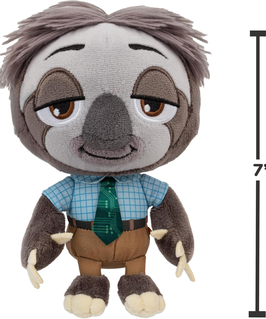 Disney Zootropolis 2 Little Core Plush - Flash, Official Zootopia 2 Movie Plush Toy, Collectibles, Mystery Tails Figures, Gift, 3 Years+
