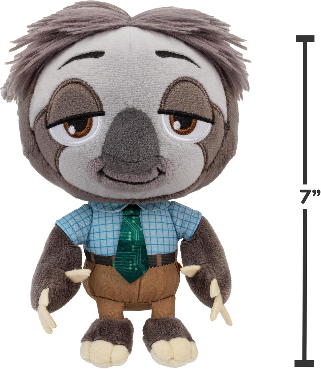 Disney Zootropolis 2 Little Core Plush - Flash, Official Zootopia 2 Movie Plush Toy, Collectibles, Mystery Tails Figures, Gift, 3 Years+