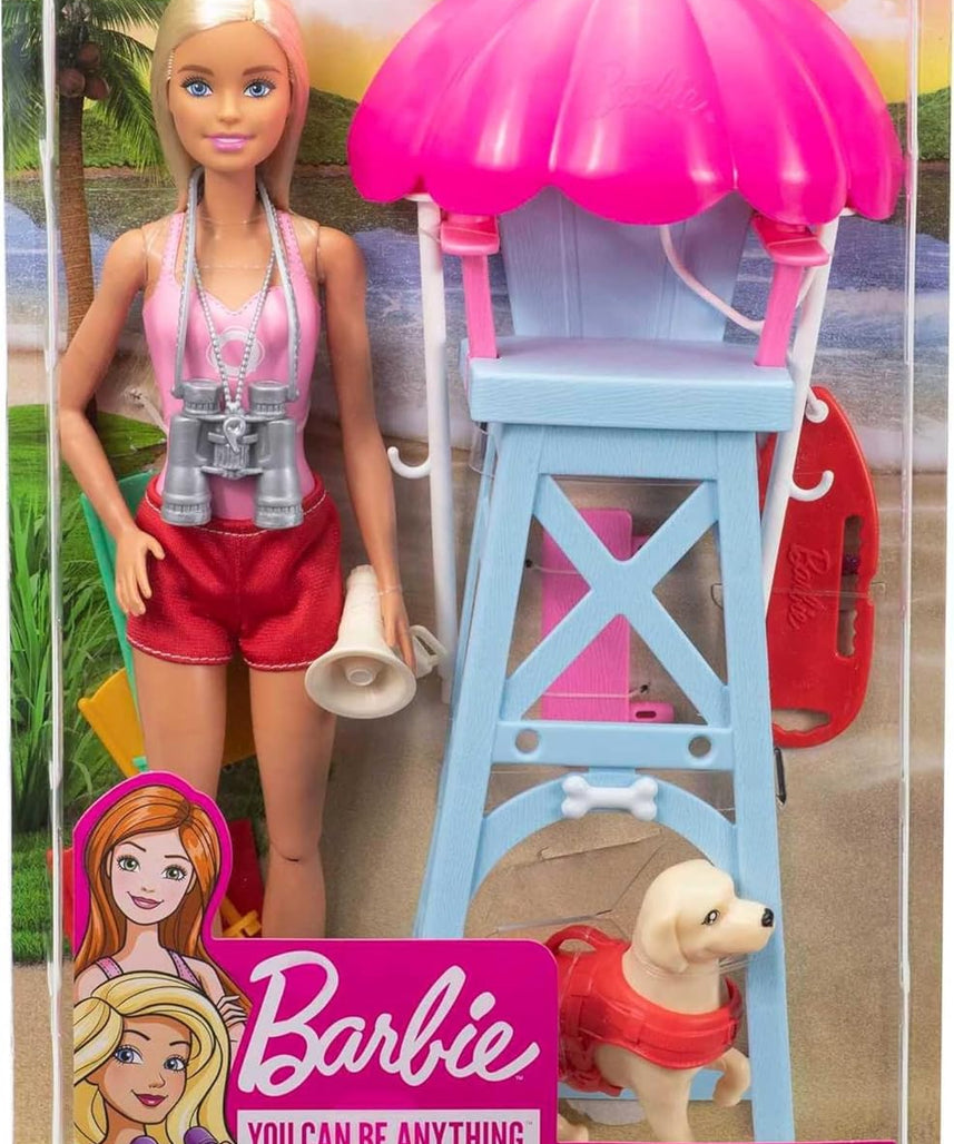 Barbie LIFEGUARD DOLL AND PLAYSET, Multicolor