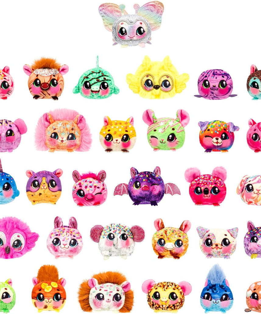 Cookeez Makery Yum Yumz Series-2 Single, Full of Fun and Full of Yum! Add Ingredients & Discover Super-Cute Scented Surprise Plush Pets Inside an Ice Cream Cone You Can Customize - Styles May Vary