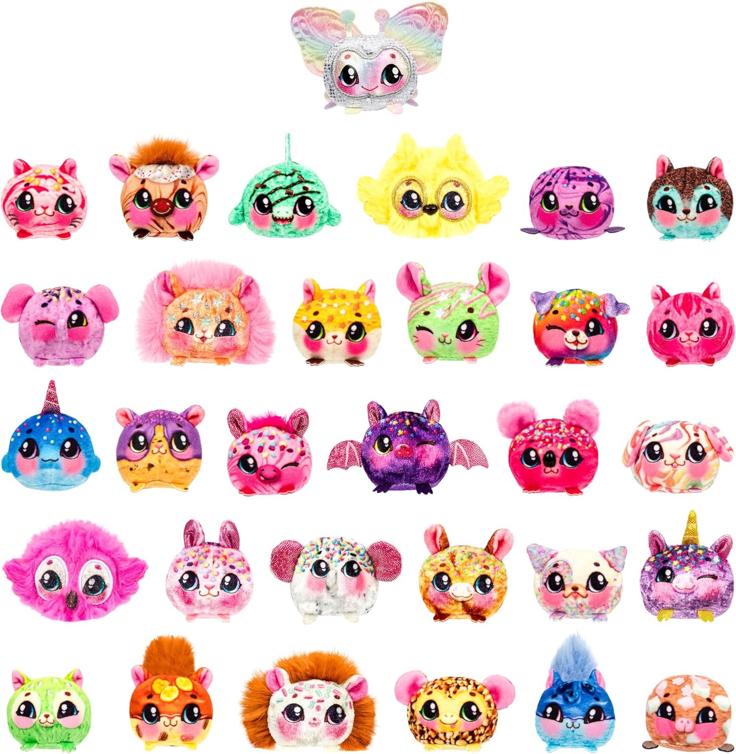 Cookeez Makery Yum Yumz Series-2 Single, Full of Fun and Full of Yum! Add Ingredients & Discover Super-Cute Scented Surprise Plush Pets Inside an Ice Cream Cone You Can Customize - Styles May Vary