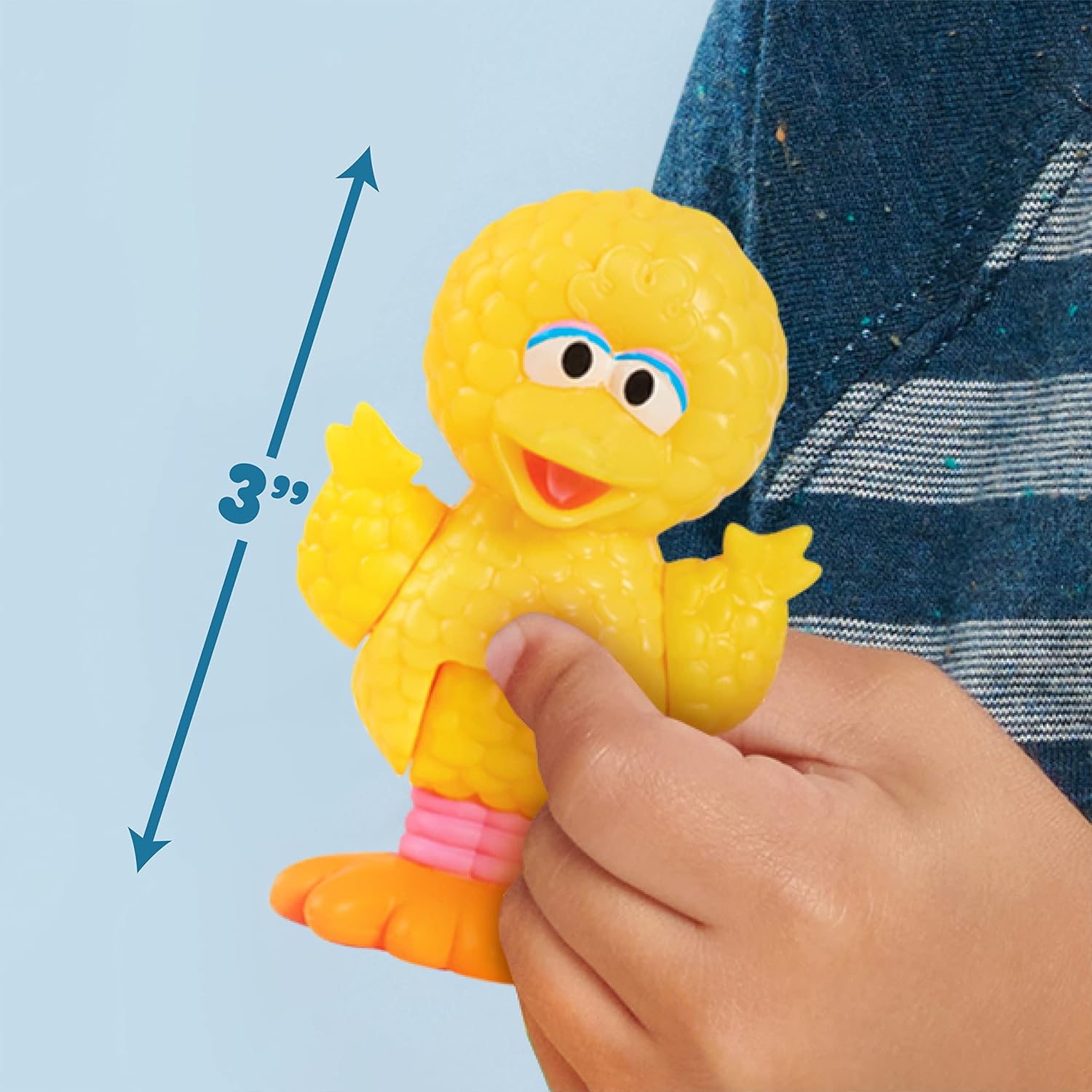 Just Play Sesame Street Neighborhood Friends, 6-Piece Poseable Figurines, Officially Licensed Toys for Kids, Ages 2+