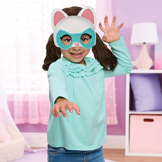 Just Play Disney Junior SuperKitties Hero Mask, Bitsy, Lights & Sounds Role-Play Mask for Kids Ages 3+