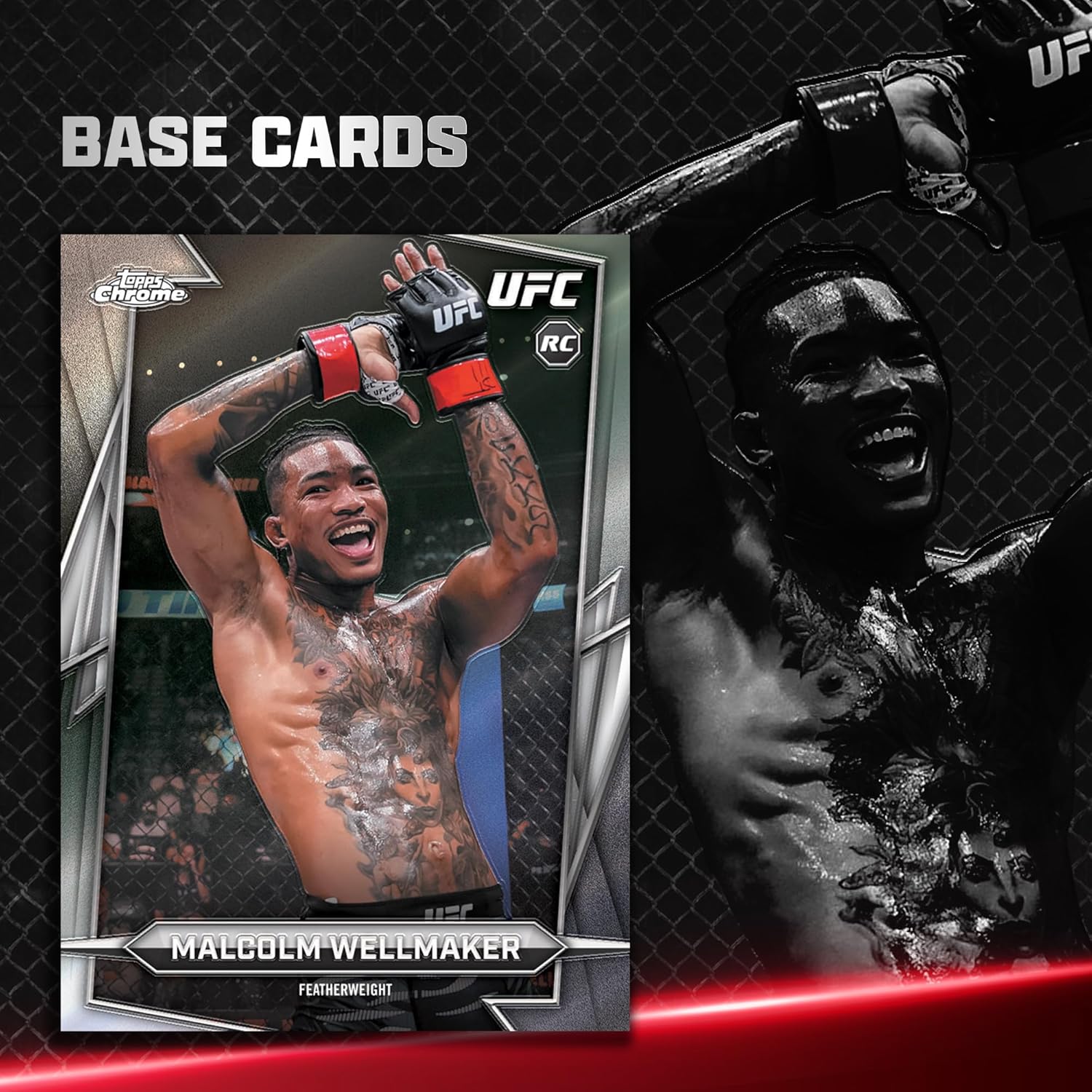Topps Chrome UFC 2026 Factory Sealed Value Box Trading Cards, Collectible UFC Card Set with Refractors & Inserts, Ages 6+