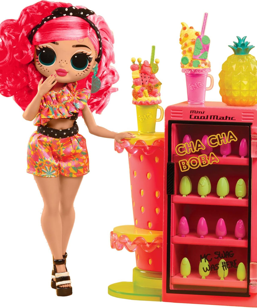 L.O.L. Surprise! Sweet Nails Pinky Pops, Space-Themed Doll with Mini Fridge, 15+ Surprises, and Nail Accessories, Creative Toy Gift for Kids Age 4+