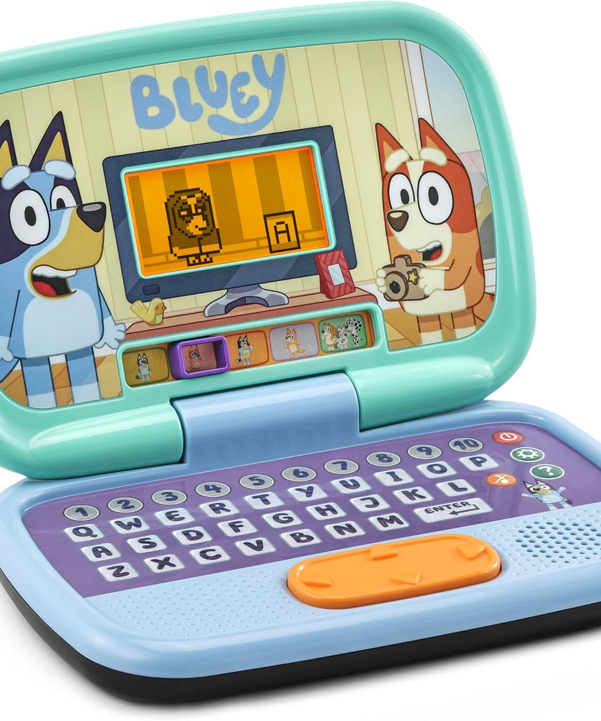 Vtech Bluey Game Time Laptop - 3+ Blue - Ideal Gift for Children 3+ up Years,
