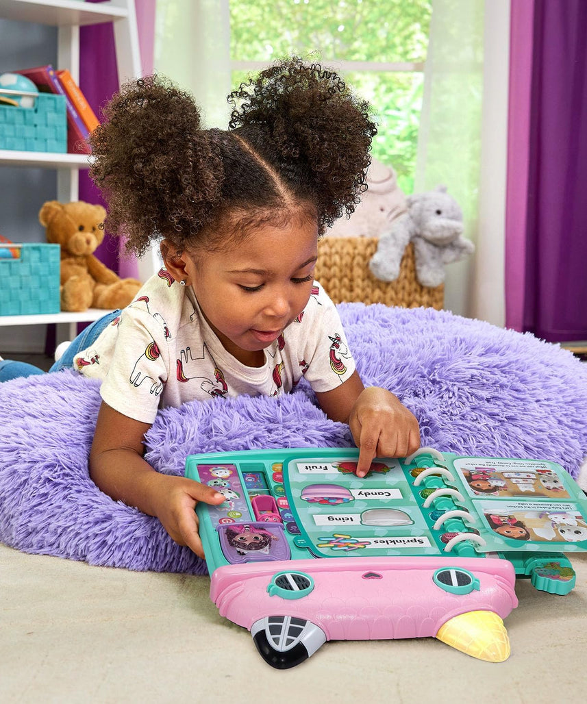 VTech Gabby’s Dollhouse Cat-a-Vator Discovery Book – Interactive Learning Toy for Kids 3+ Years