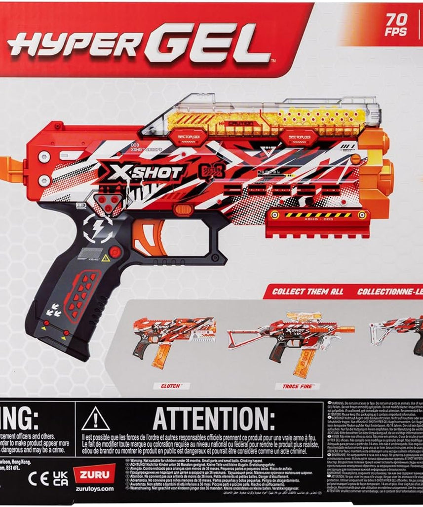 مسدس إكس شوت هايبر جل سيريز ١، ٣٠٠٠ جيليت، مسدس رغوة، زجاجة رذاذ، للأطفال والكبار، تنسيق حركة اليد والعين، ألعاب فيديو وألعاب خارجية، لا يحتاج إلى بطاريات