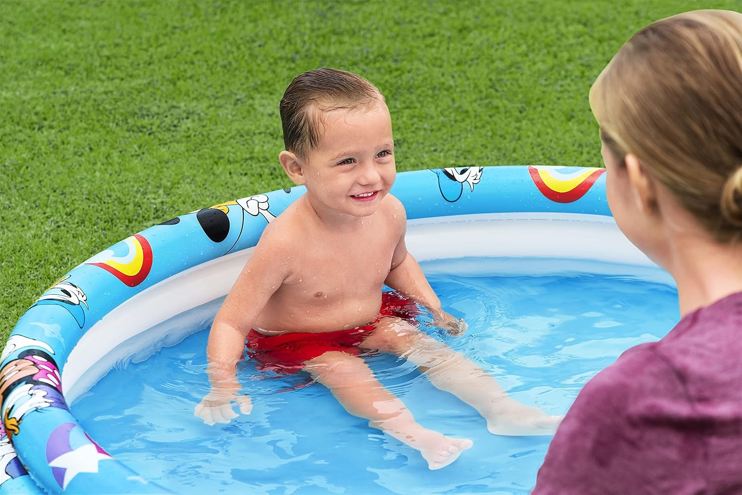 Bestway BWAY MICKEY POOL 3-RING 122X25