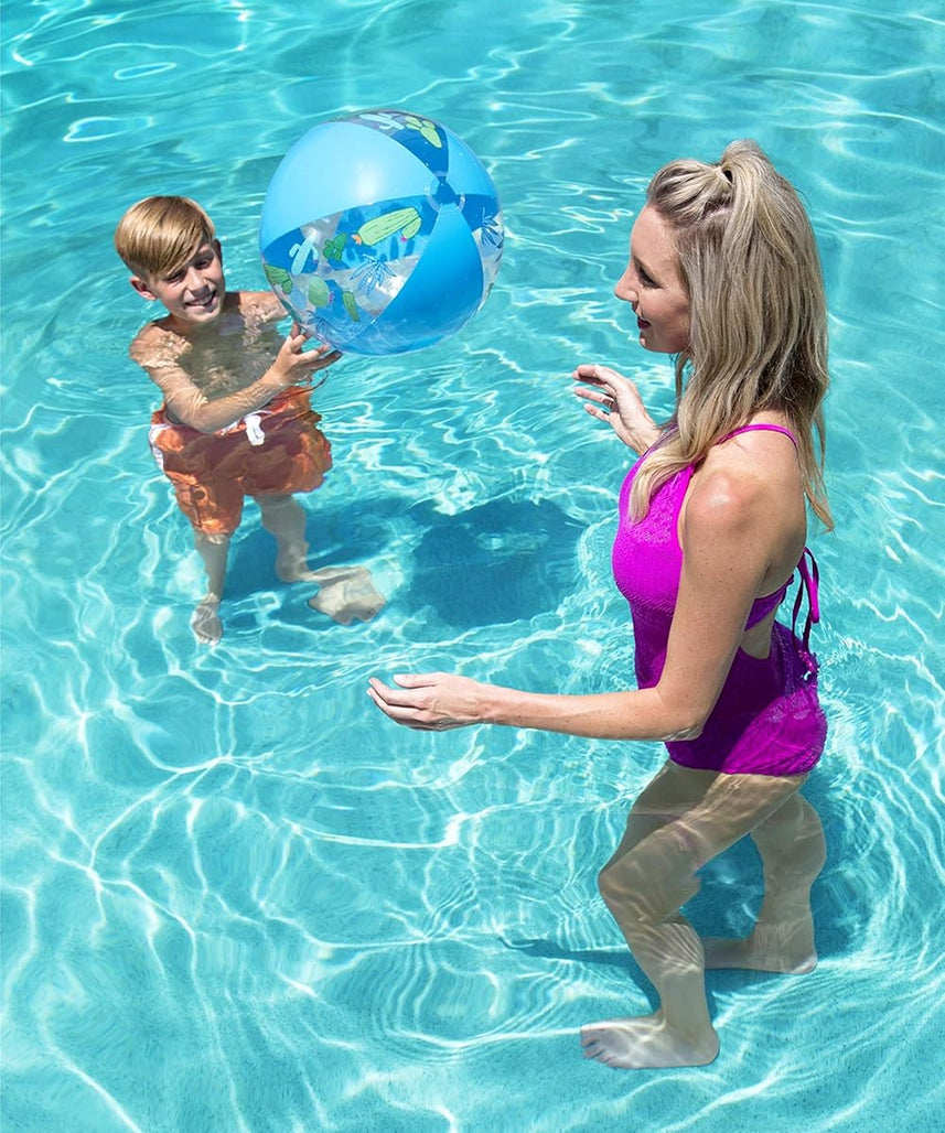 Bestway Designer Beach Ball, Assorted Color, 51 cm, 26 31036, Multi -Colour