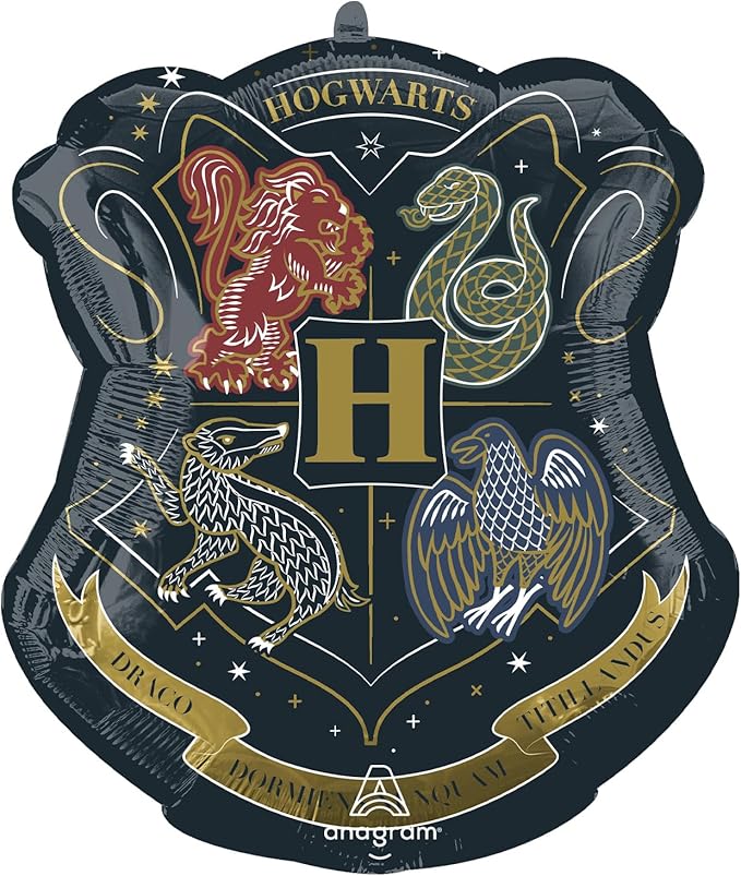 Amscan Anagram P38 Harry Potter Hogwarts Crest, 22 Inch, Multicolor, Unisex-Kids, 1 Piece