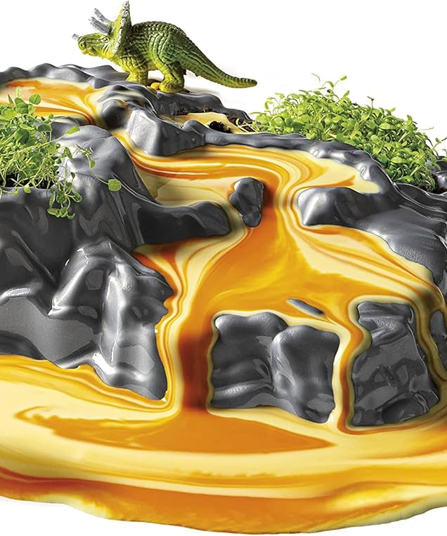 Clementoni Dinosaur Swamp, Recreate a Jurassic Landscape with Figures, Includes Cornstarch and Colorant, Educational, Learning Toy, A Combination of Paleontology, Chemistry and Botany, 1 Years+